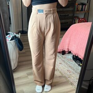 Abercrombie & Fitch Ultra High Rise Straight Trousers